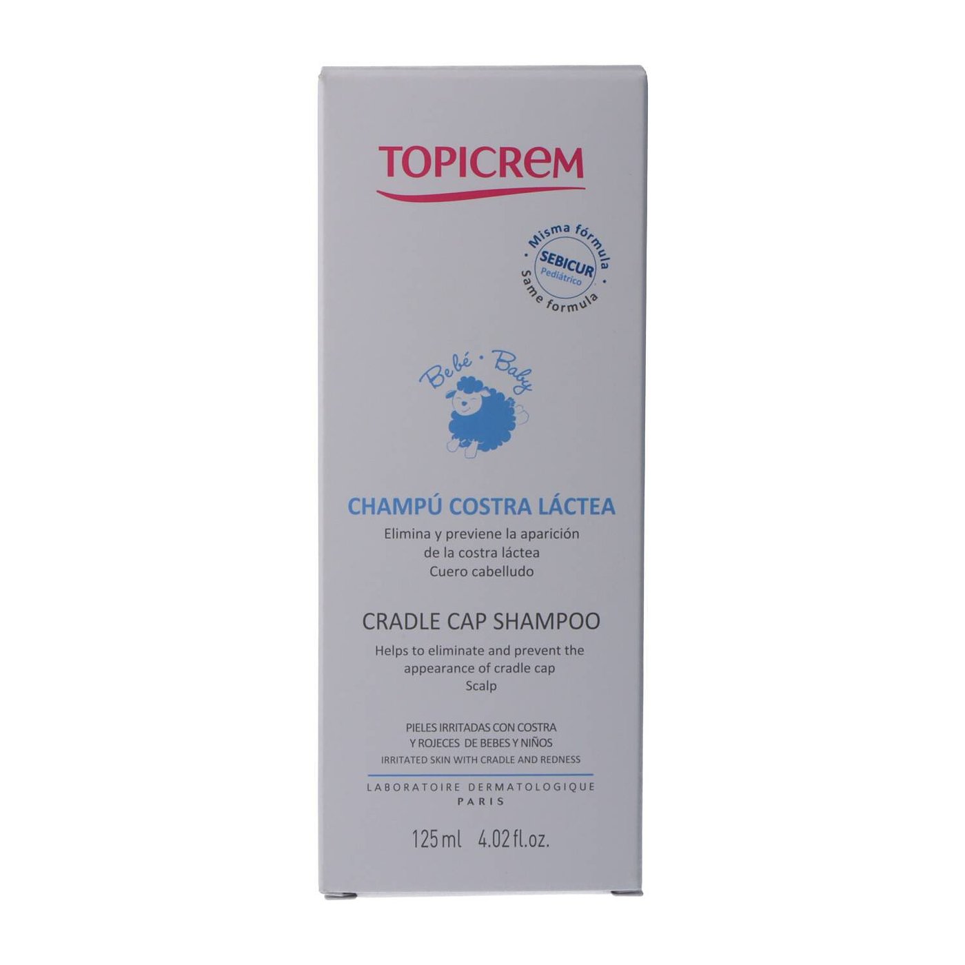 TOPICREM DS+ BABY Cradle cap shampoo 125 ml