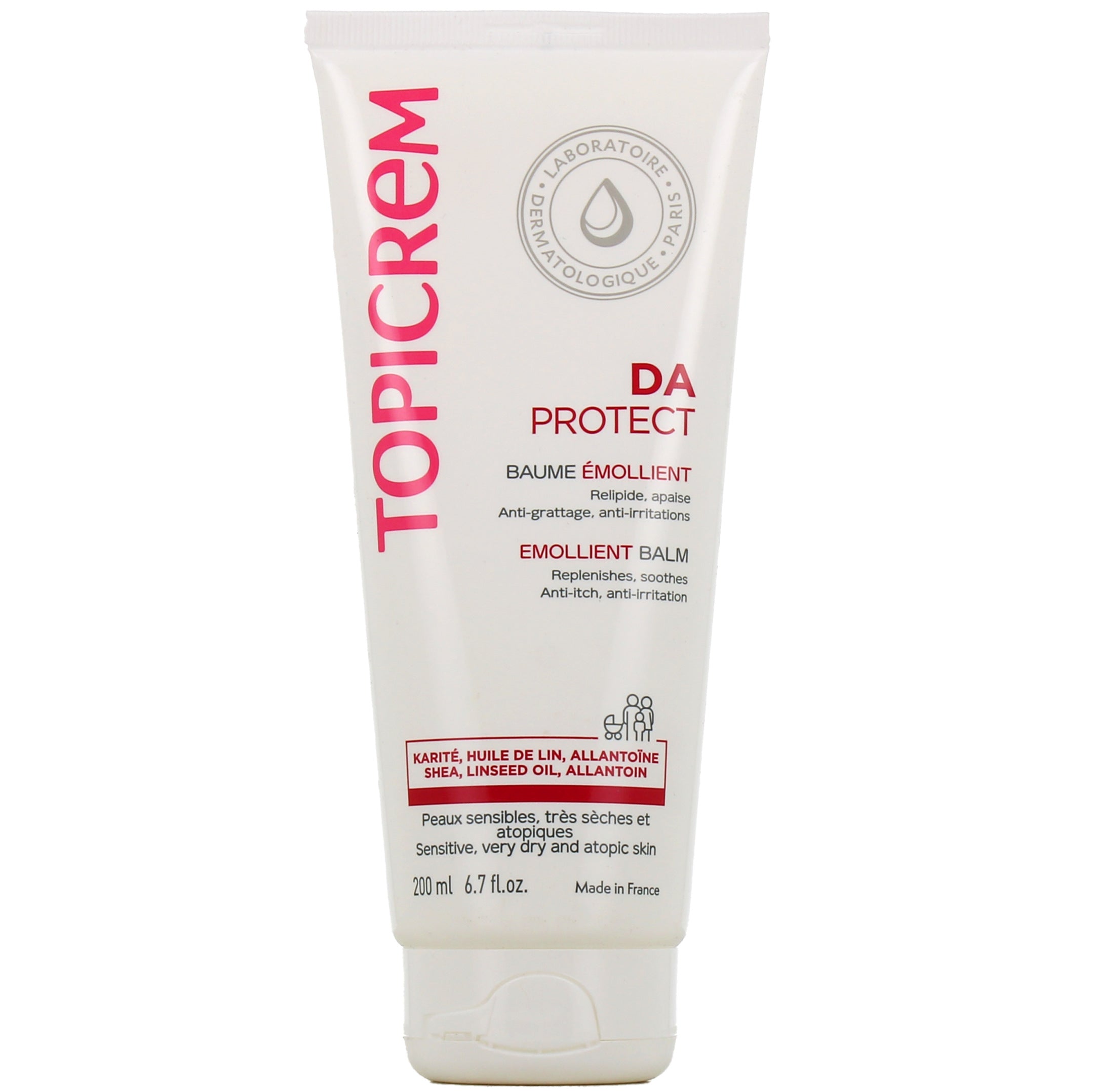 TOPICREM DA emollient balm pack 2 x 500 ml