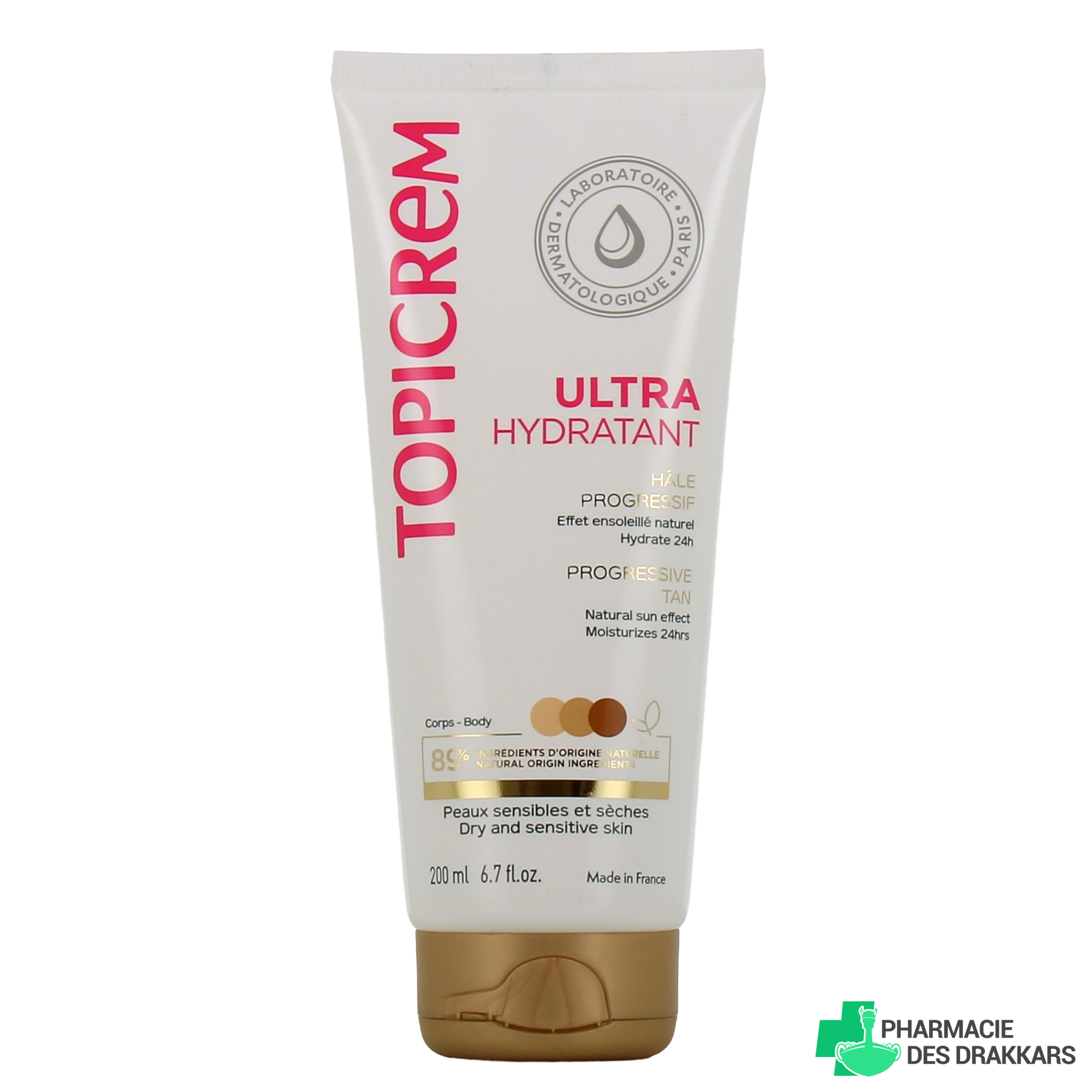 TOPICREM UH progressive tanning body 200 ml
