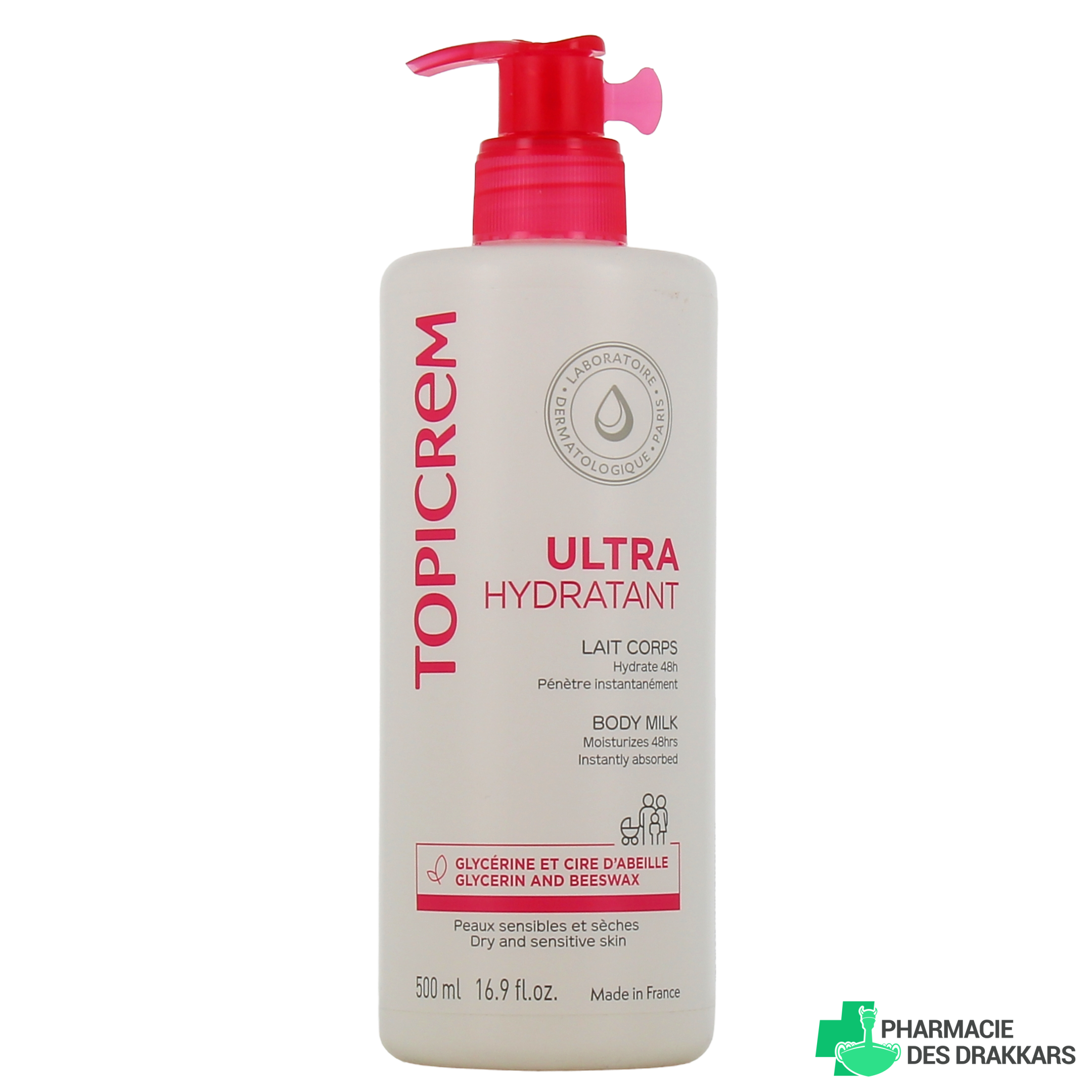 TOPICREM UH ultra-hydrating body milk 1000 ml
