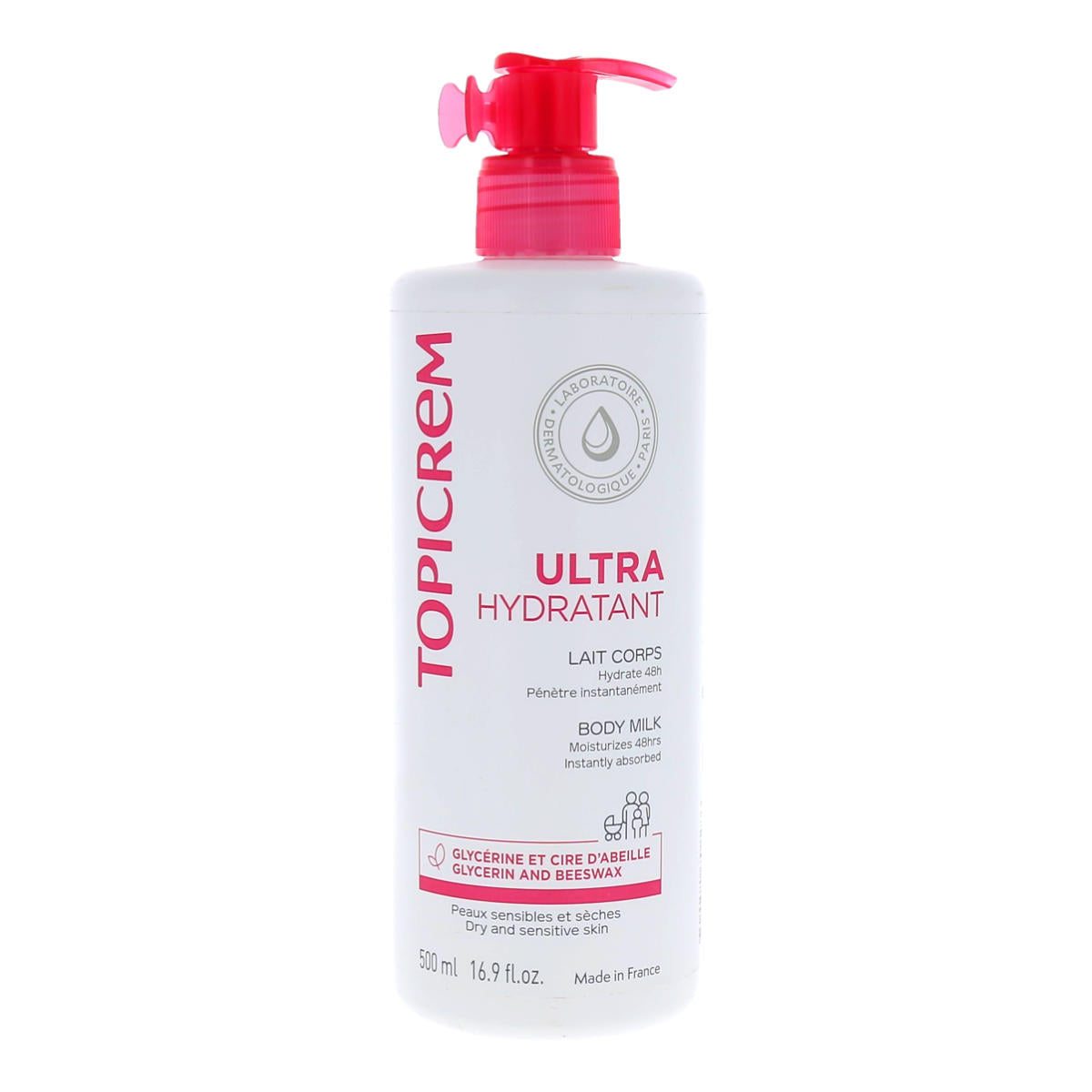 TOPICREM UH ultra-hydrating body milk 500 ml