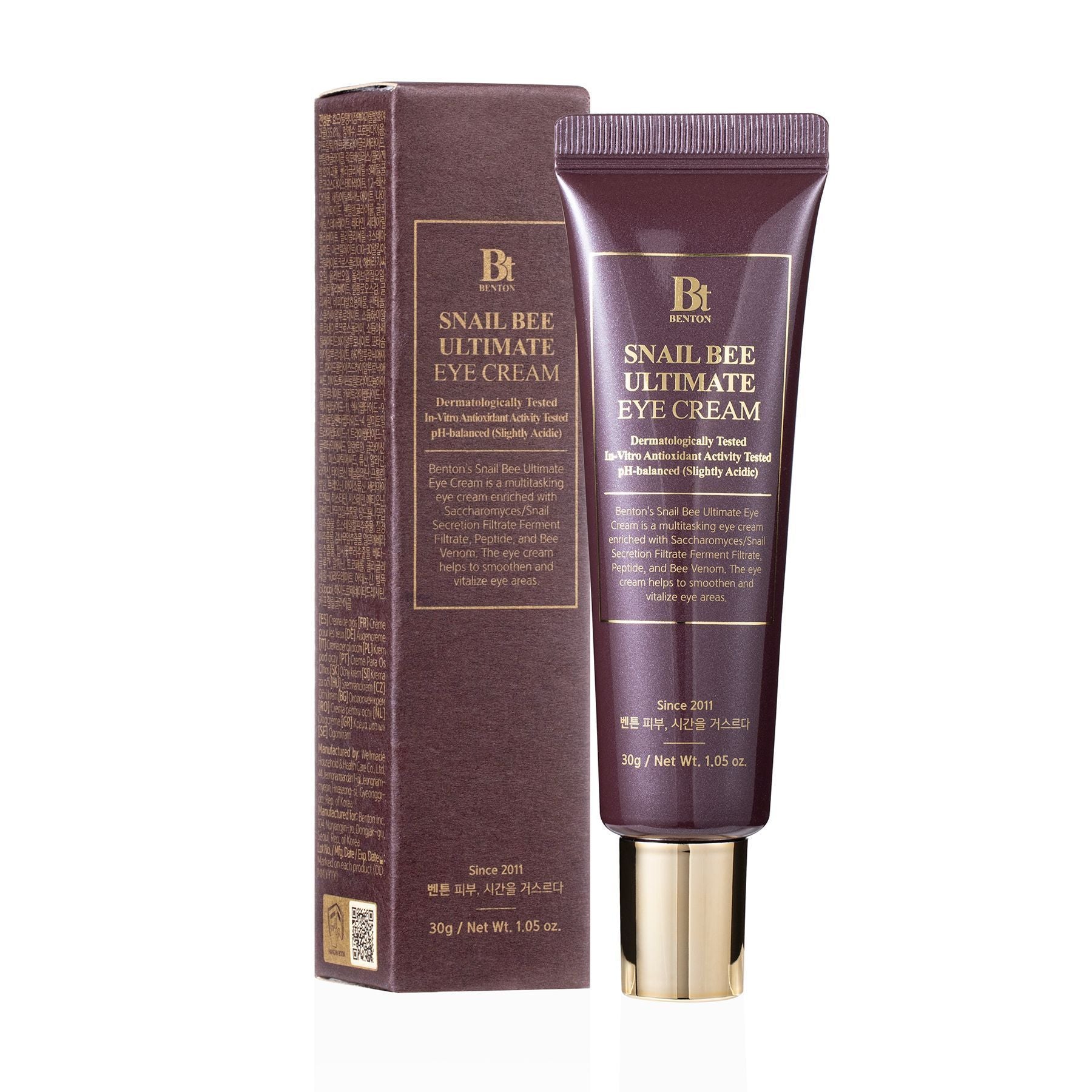 BENTON SNAIL BEE ULTIMATE eye cream 30 gr