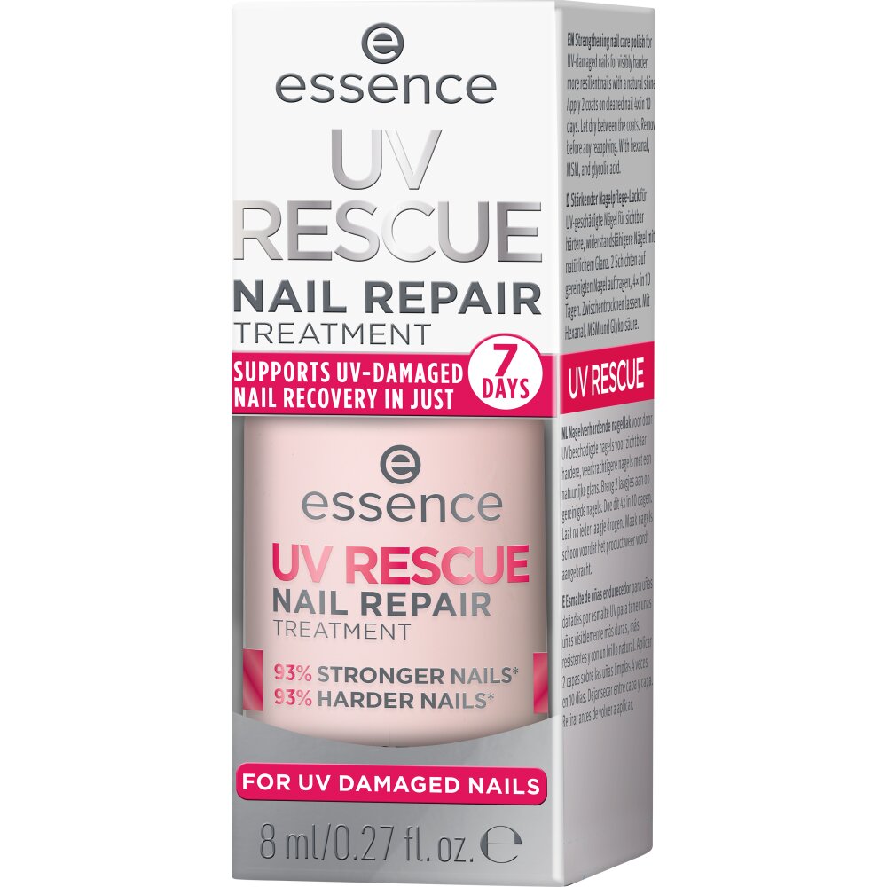 ESSENCE UV RESCURE nail repair treatment #01 8 ml