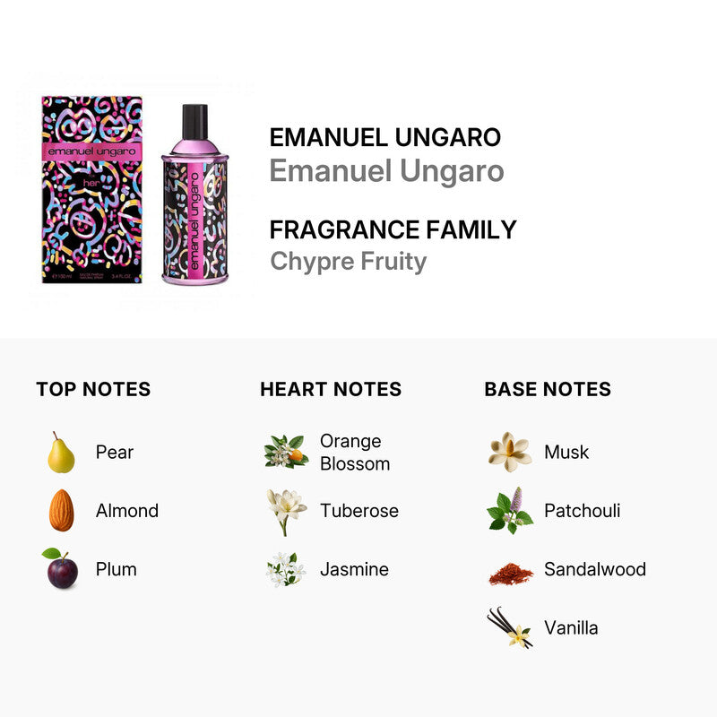 EMANUEL UNGARO FOR HER eau de toilette spray 100 ml