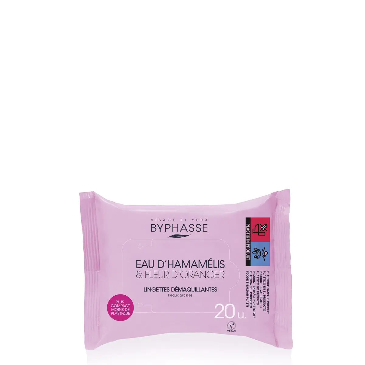 BYPHASSE MAKEUP REMOVAL WIPES micellar solution 25 units