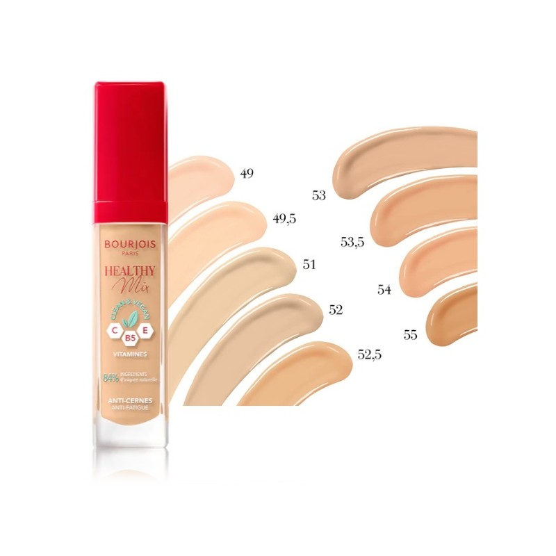 BOURJOIS HEALTHY MIX makeup base #50.5N-light ivory 30 ml