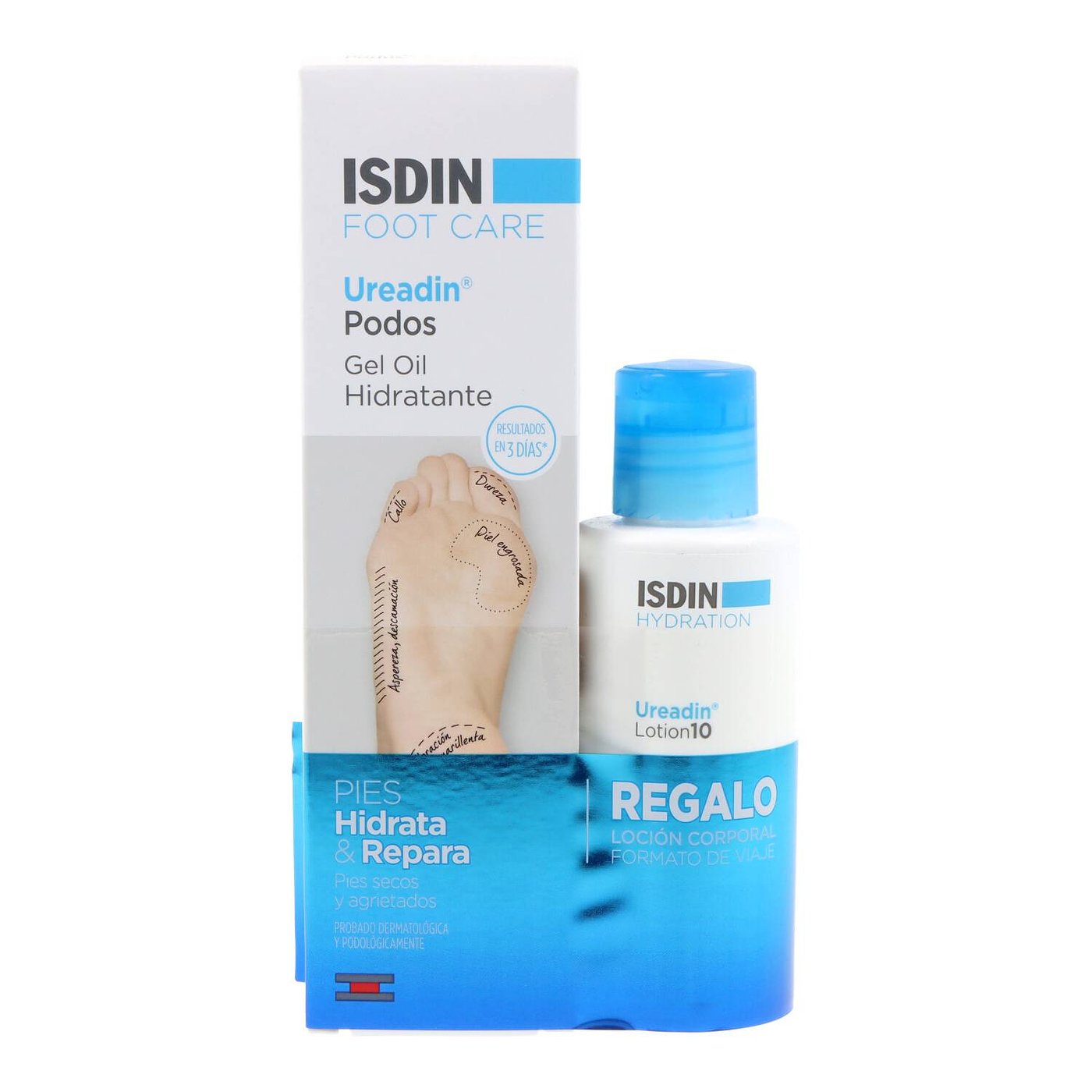 ISDIN HIDRATA Y REPARA PIES UREADIN ESTUCHE 2 pz