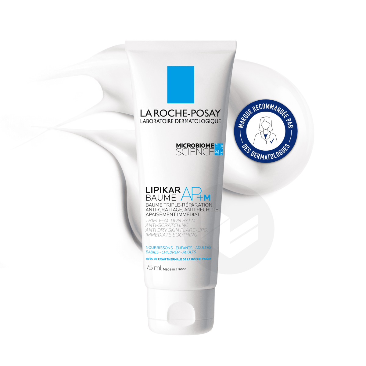 LA ROCHE POSAY LIPIKAR BAUME AP+M moisturizing body balm for atopic skin, anti-irritation, 75 ml