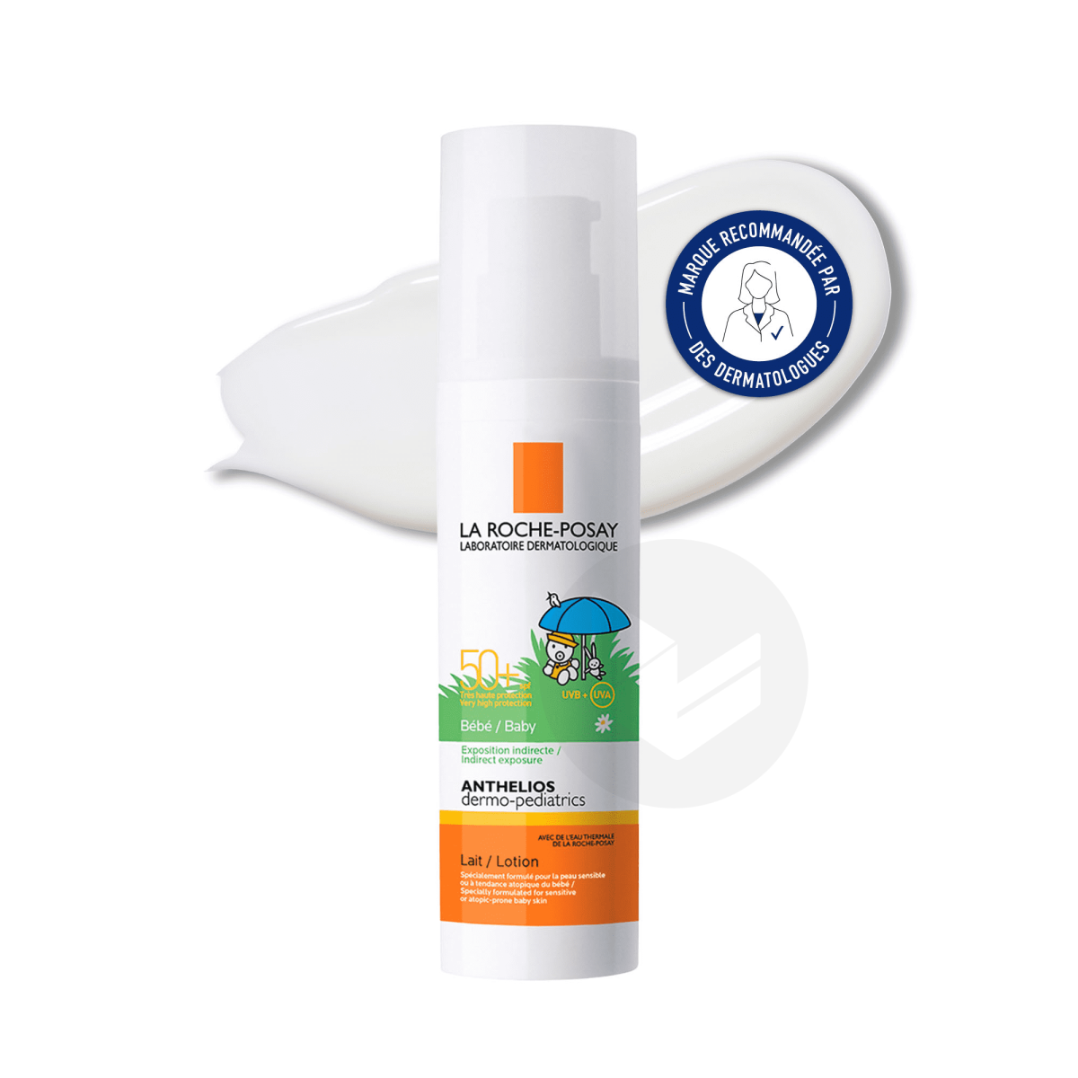 LA ROCHE POSAY ANTHELIOS DERMO-PEDIATRICS Baby Sunscreen Lotion for Baby, SPF50+ 50 ml