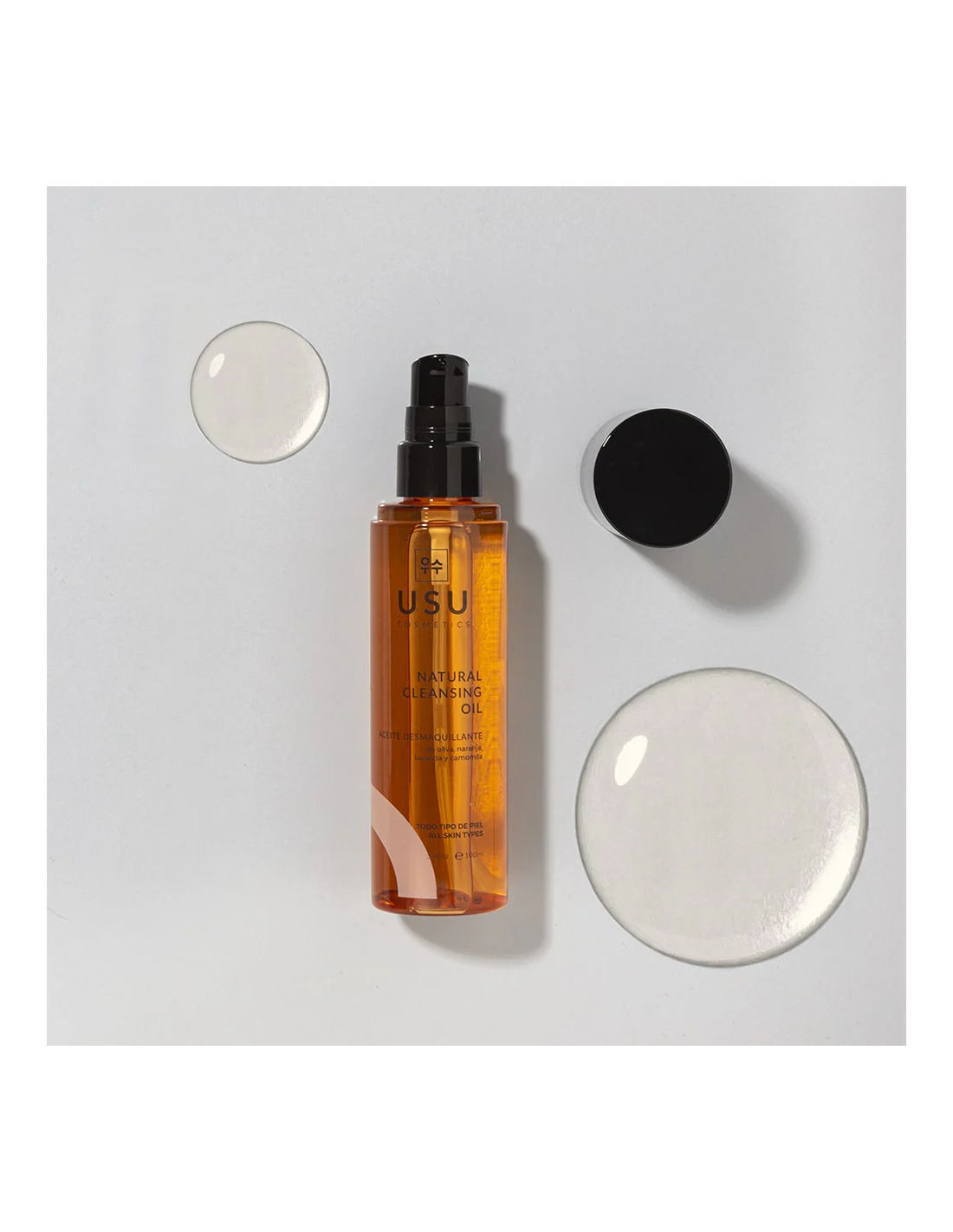 USU COSMETICS NATURAL aceite desmaquillante 100 ml