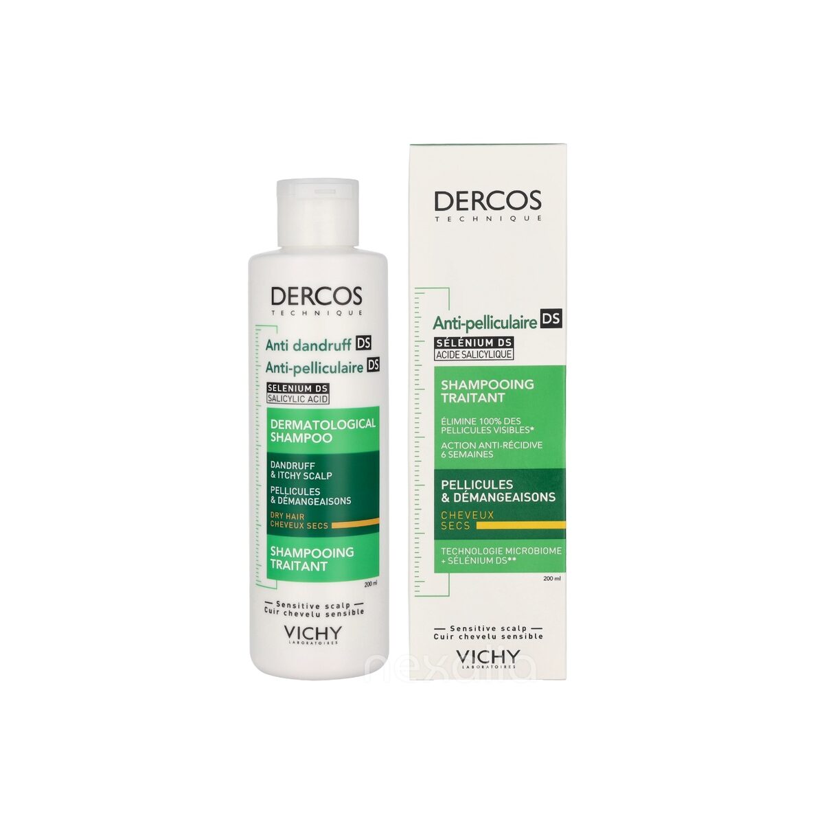 VICHY DERCOS anti-dandruff shampoo for dry hair 200 ml