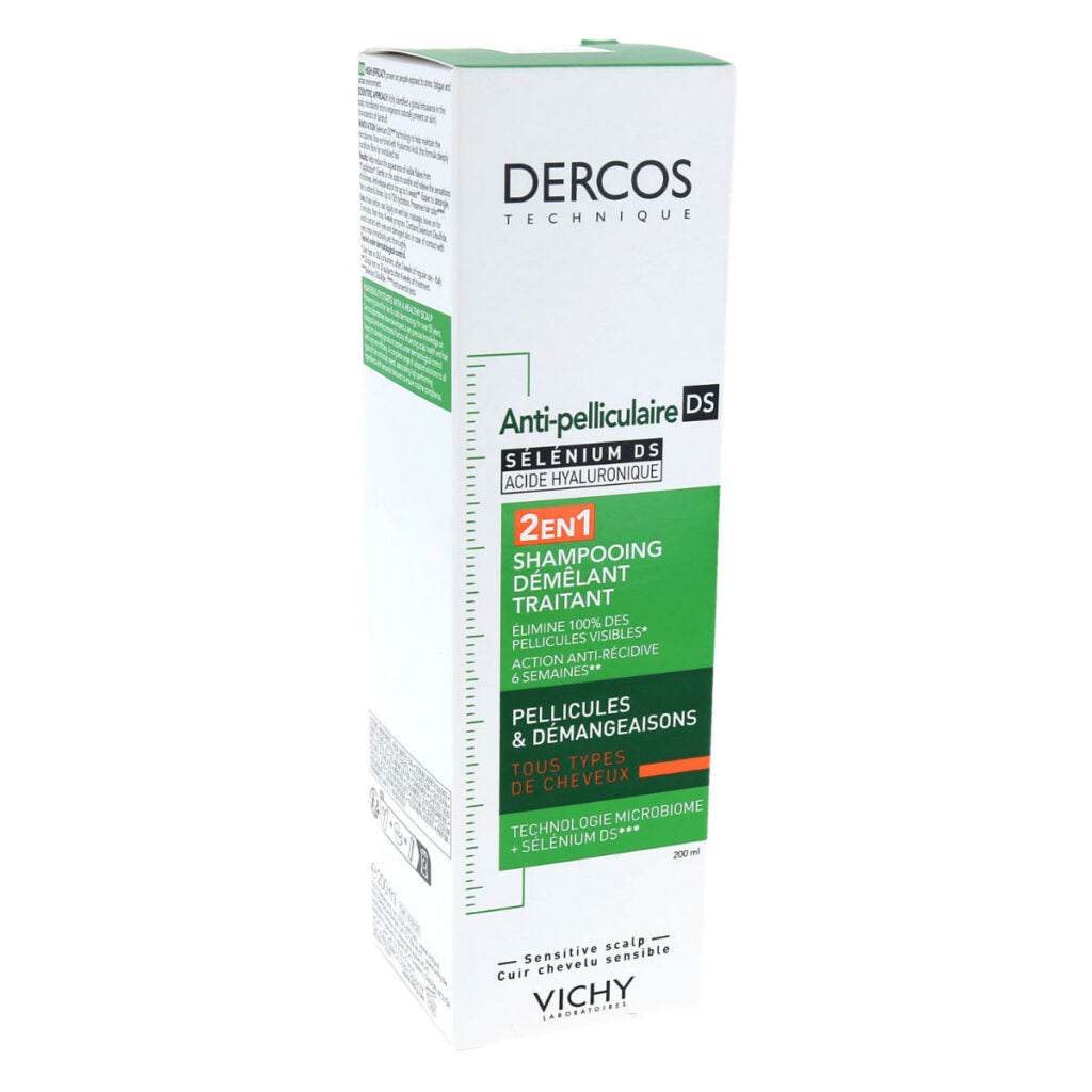 VICHY DERCOS DS 2-in-1 anti-dandruff shampoo and conditioner for all hair types 200ml