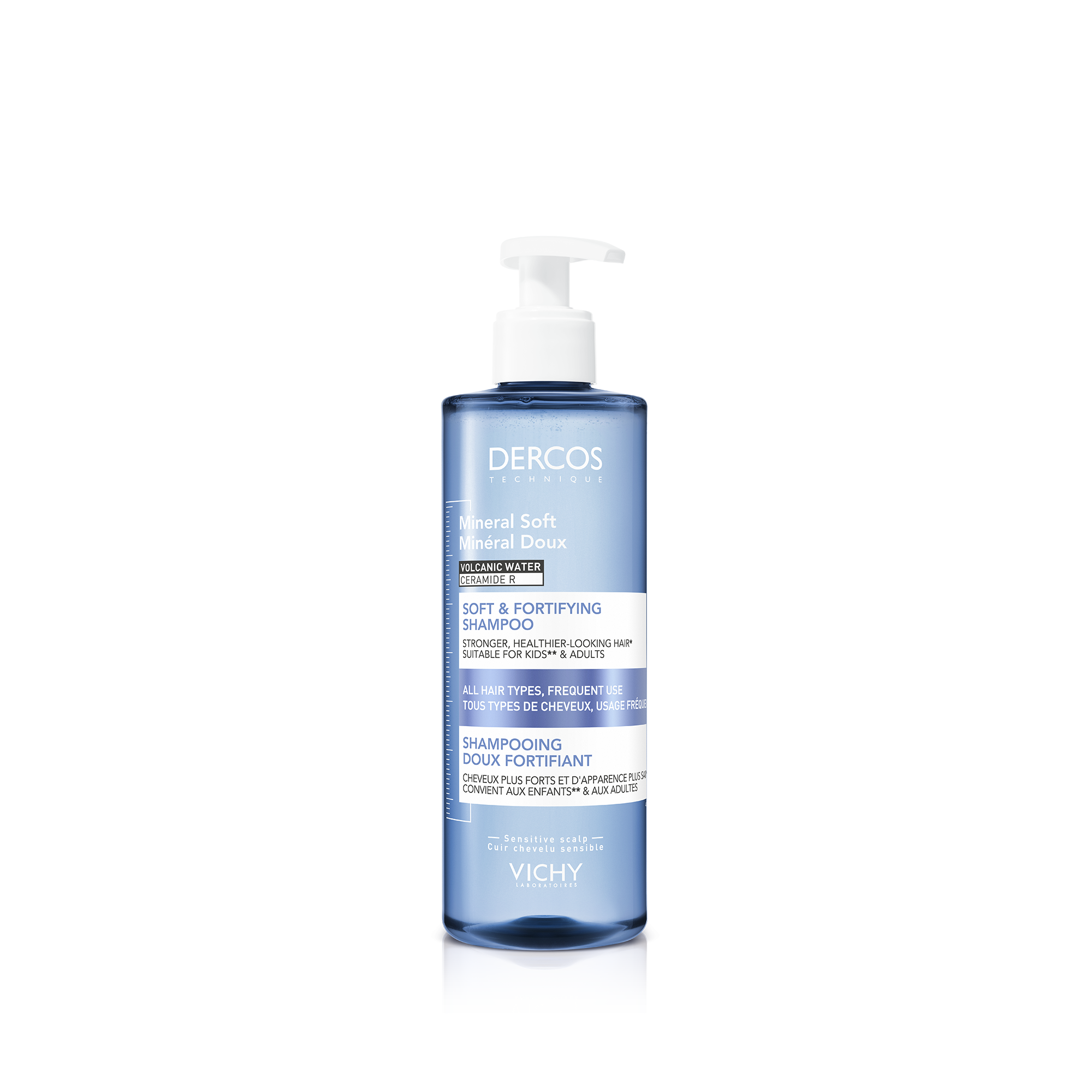 VICHY DERCOS mineral shampoo frequent use 400 ml