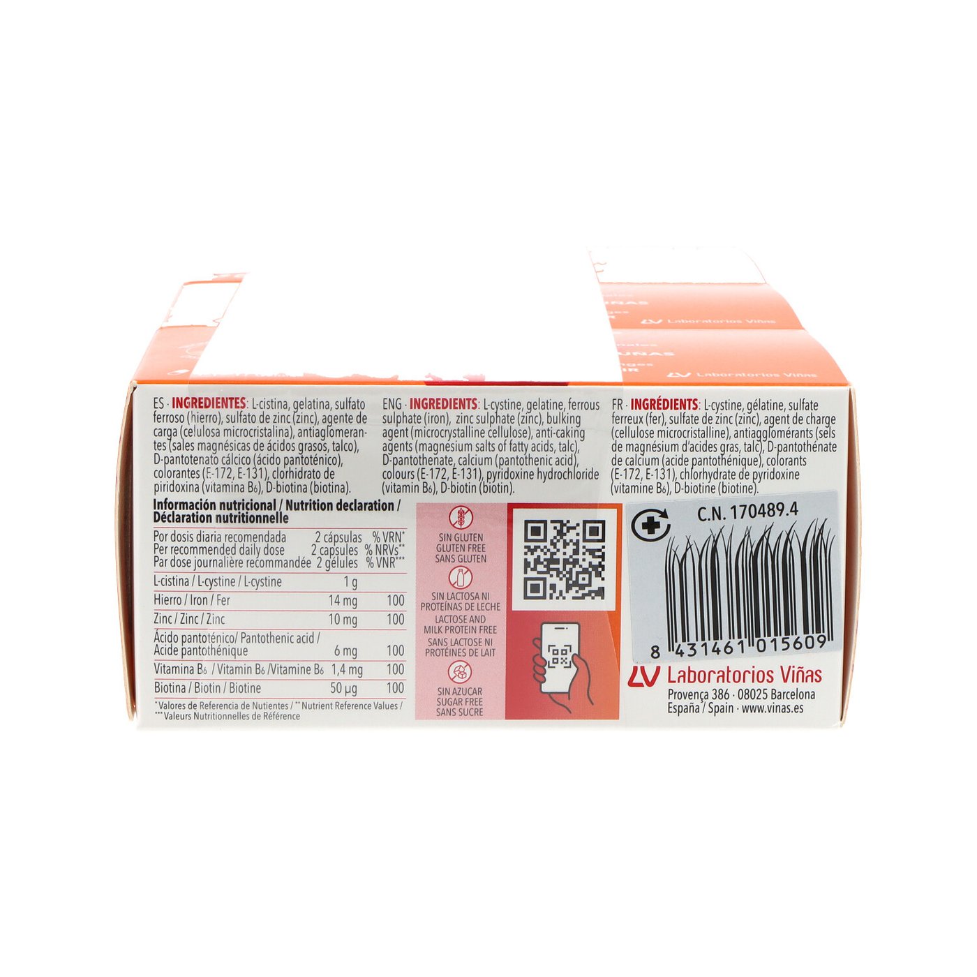 VITACRECIL COMPLEX FORTE capsules + shampoo 2 units