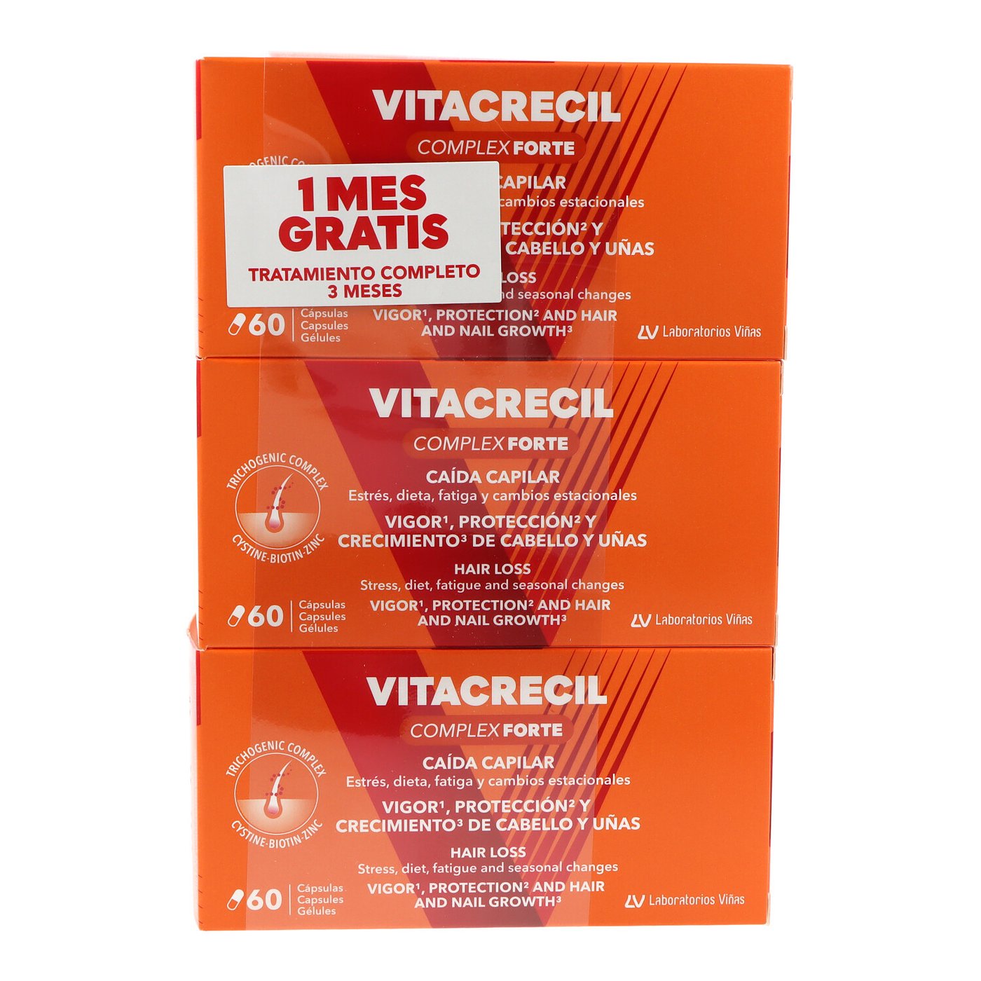 VITACRECIL COMPLEX FORTE capsules + shampoo 2 units