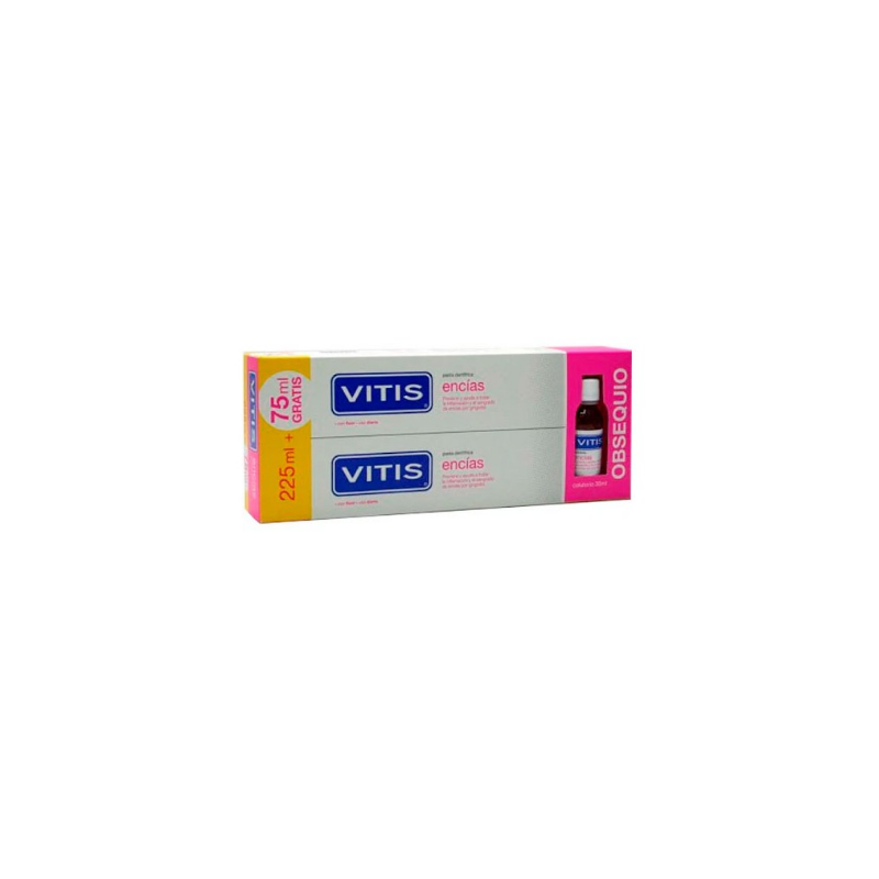 VITIS GUMS toothpaste with fluoride duo 2 x 150 ml