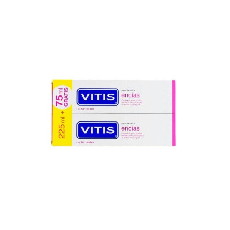 VITIS GUMS toothpaste with fluoride duo 2 x 150 ml