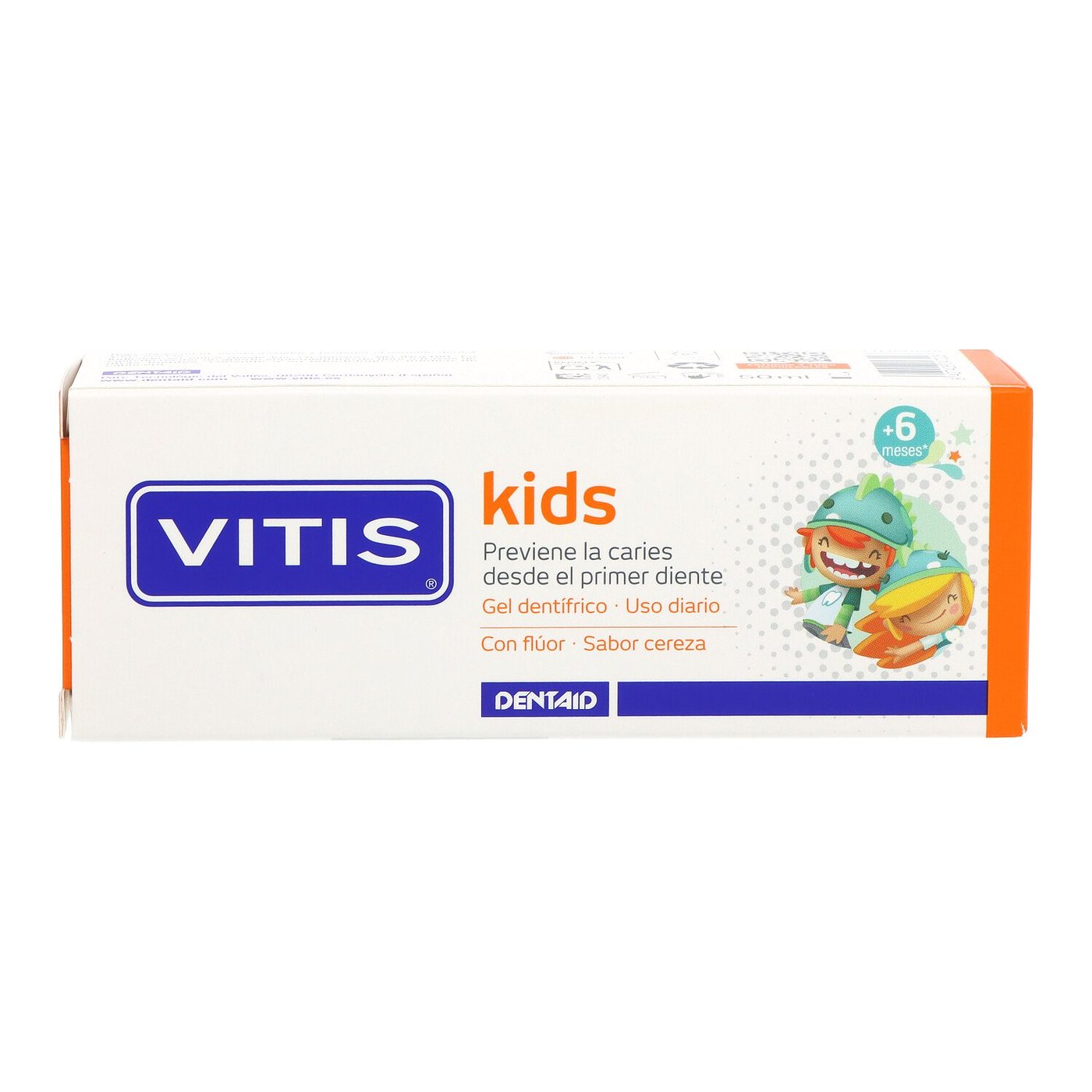 VITIS KIDS toothpaste gel with fluoride #Cherry 50 ml