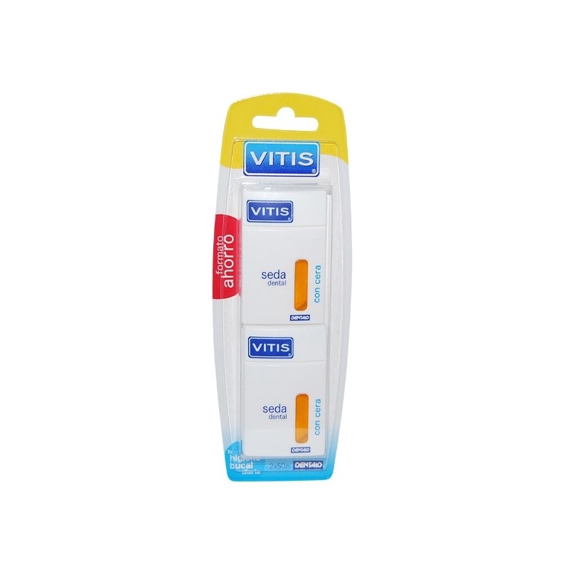 VITIS dental floss with wax duo 2 units