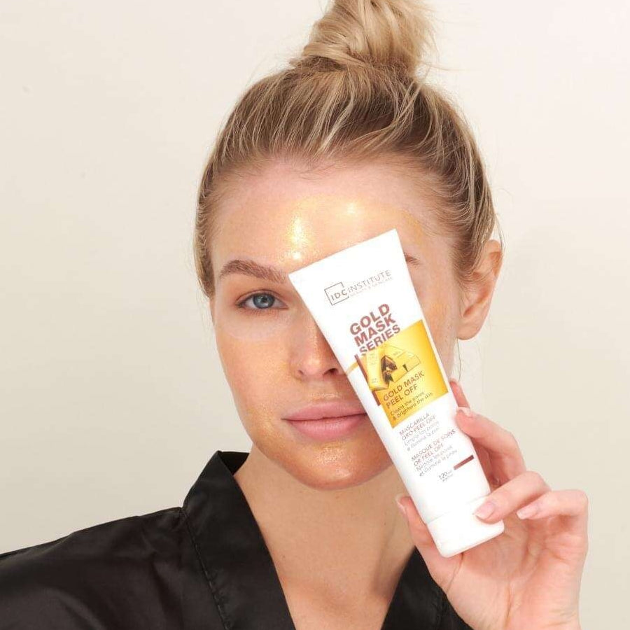 IDC INSTITUTE GOLD MASK SERIES peel off mask 120 ml