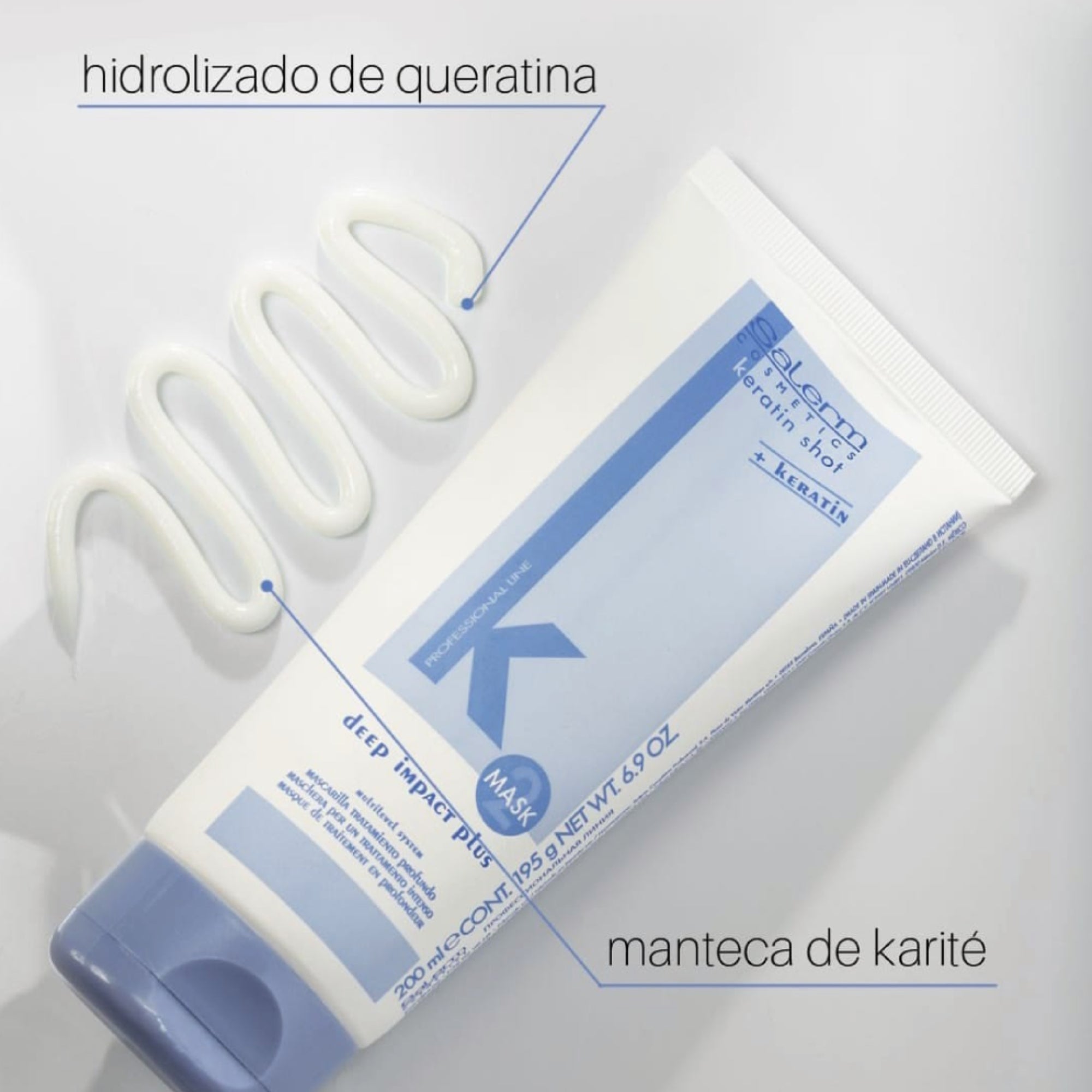 SALERM KERATIN SHOT mask deep impact plus 200 ml