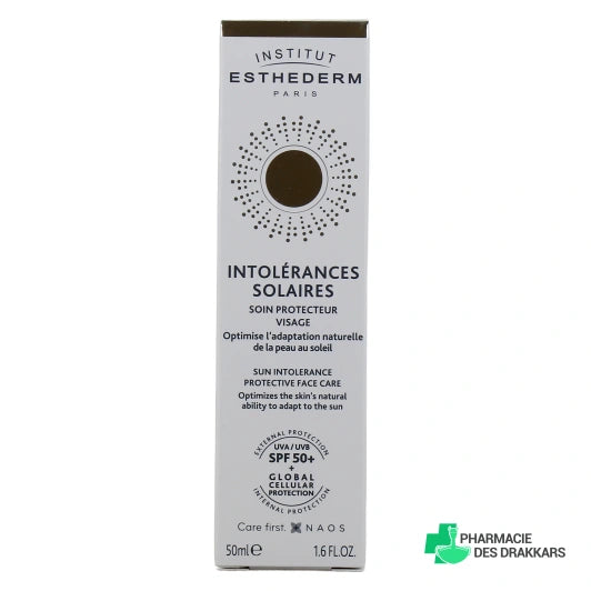 INSTITUT ESTHEDERM INTOLÉRANCES SOLAIRES crema facial SPF50+ 50 ml