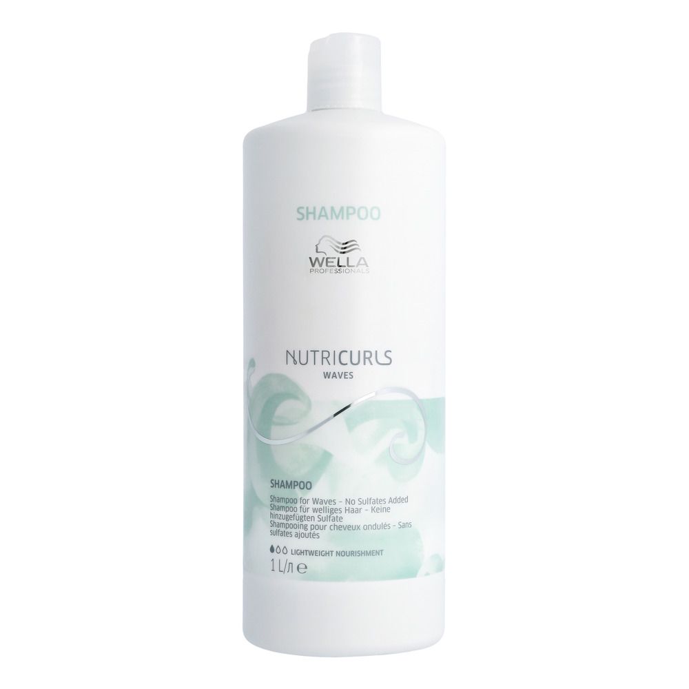WELLA PROFESSIONALS NUTRICURLS Hair Shampoo with Curls and Waves 1000 ml