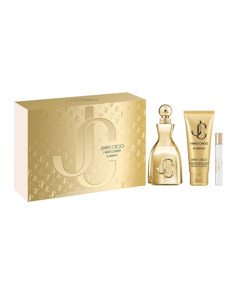 JIMMY CHOO I WANT CHOO LE PARFUM CASE 3 pcs