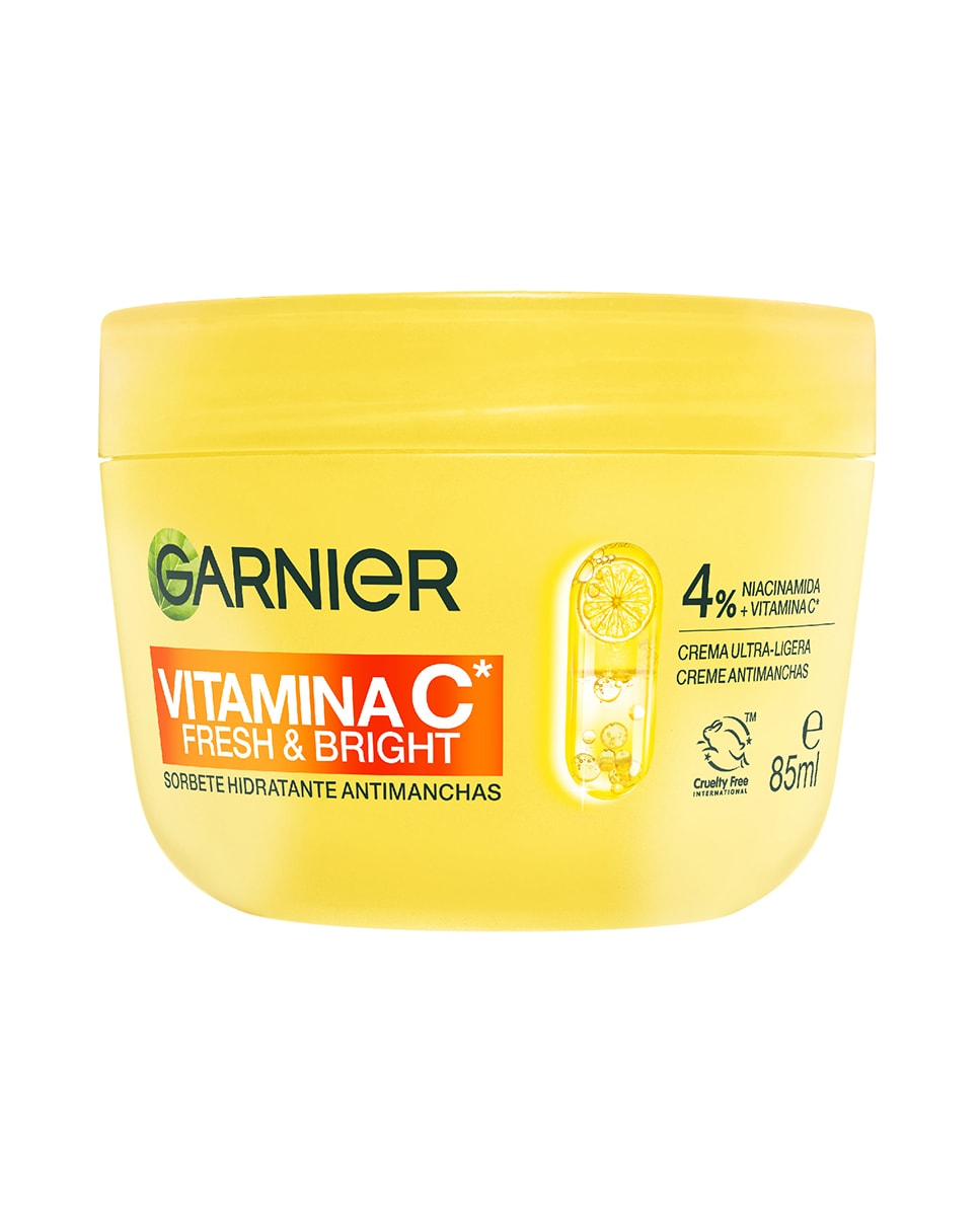 GARNIER VITAMIN C FRESH &amp; BRIGHT moisturizing anti-dark spot sorbet 85 ml