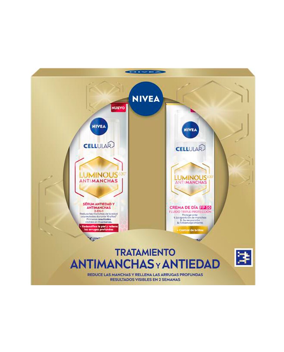 NIVEA ANTI-STAIN AND ANTI-AGING TREATMENT CASE 2 pcs