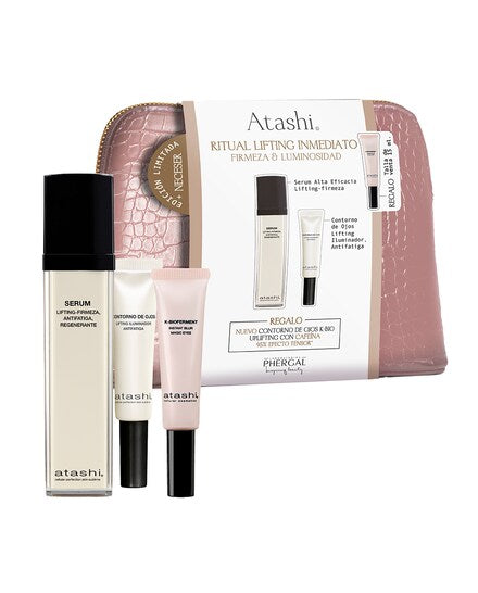 ATASHI RITUAL IMMEDIATE LIFTING EFFECT FIRMNESS, LUMINOSITY AND ANTI-WRINKLE SET OF 4