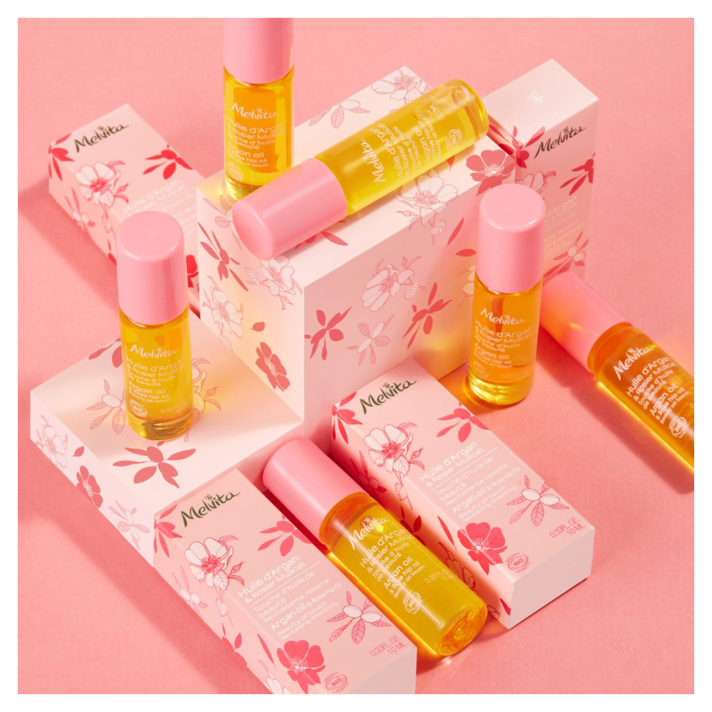 MELVITA ACEITES DE BELLEZA roll on argán rosa mosqueta 10 ml